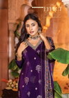 Af Dastoor Vol 4 Crepe Jacquard Kurti With Bottom Dupatta Catalog
